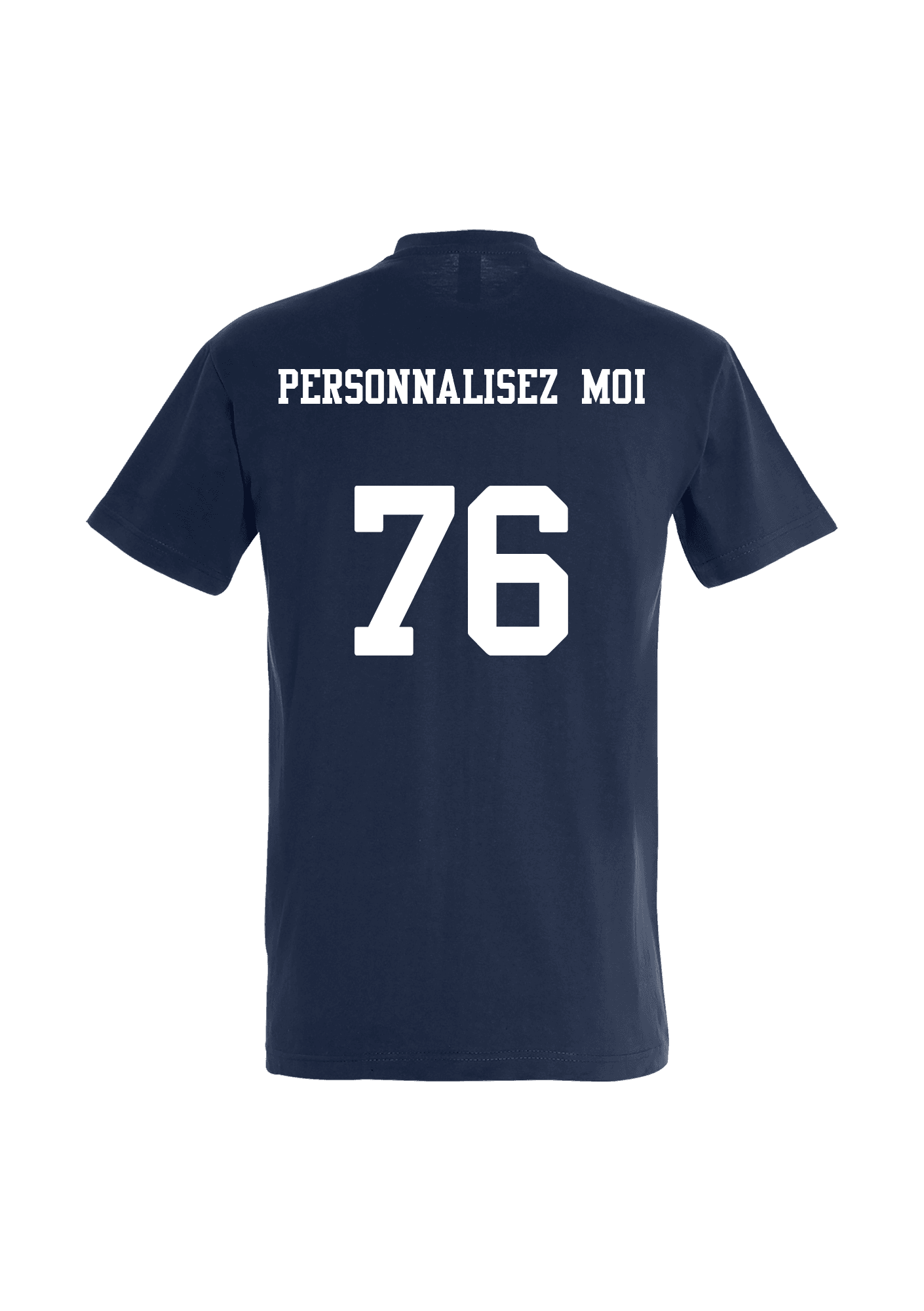 T-shirt Adulte navy personnalisable 57 Les Avalanches d'Annecy - AVA15-IMPERIALNAVYDOS-PERSONNALISABLE